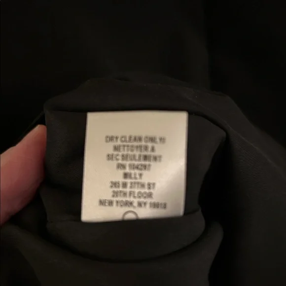 Milly Women's Bell Sleeve Black top size 2 - Picture 8 of 13